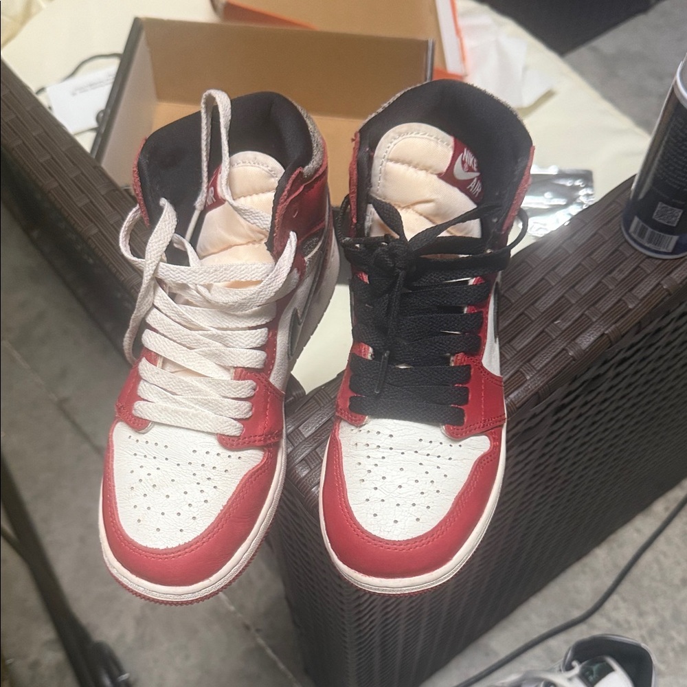 Nike Kids Shoes Red and White